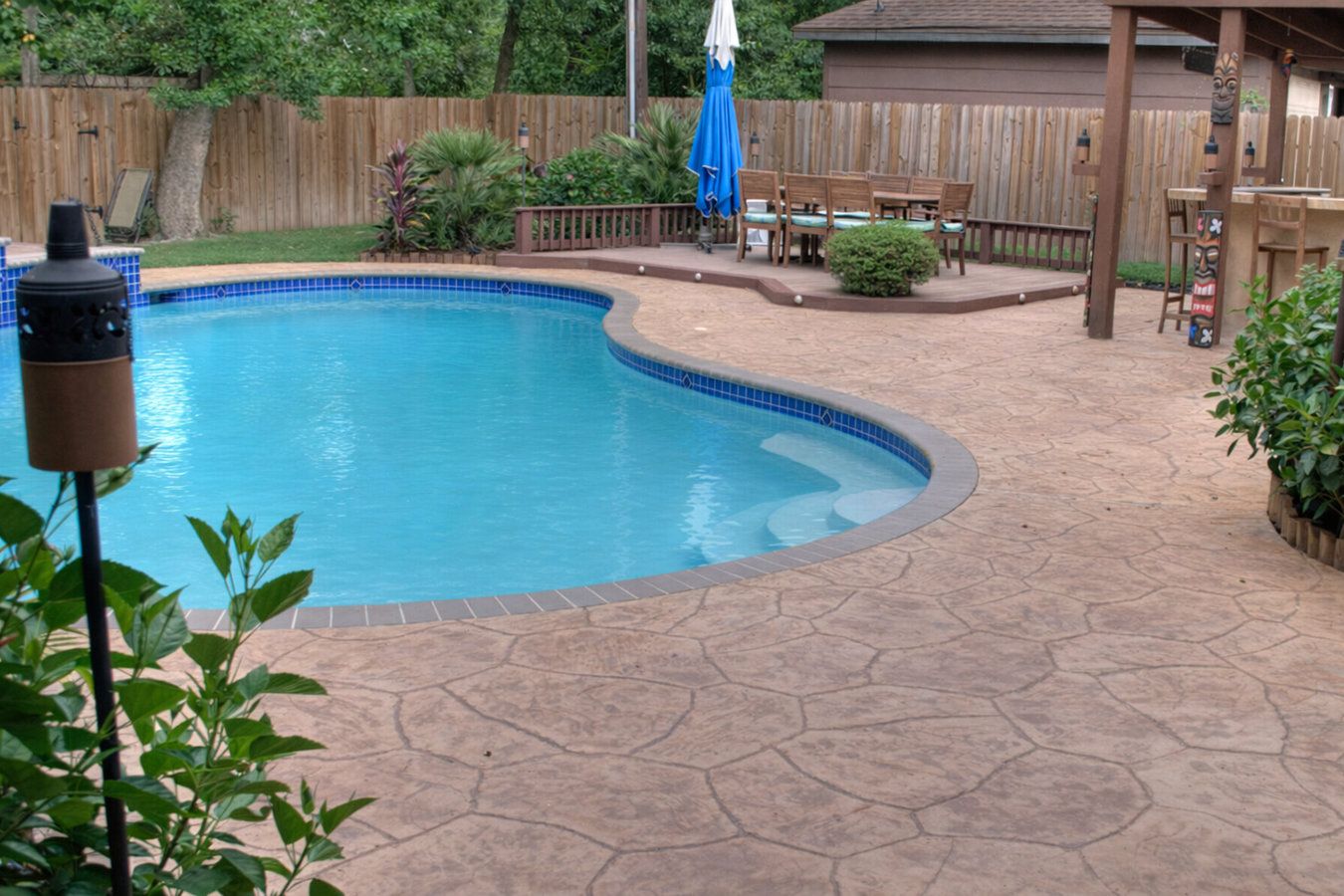 Concrete pool decks in Meriden, CT